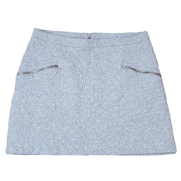 Hinge Womens Quilted Mini Skirt - Picture 1 of 7